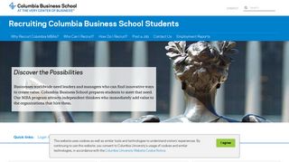 Recruiting Columbia Business School Students