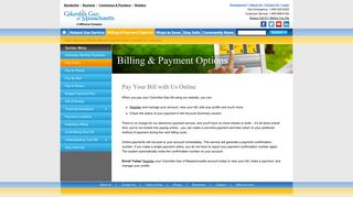 Pay Online – Columbia Gas of Massachusetts