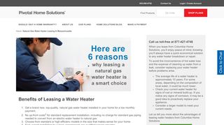 Natural Gas Water Heater Leasing in Massachusetts - Pivotal Home ...