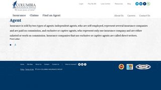 Agent | Columbia Insurance