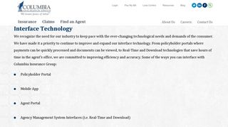 Interface Technology - Columbia Insurance Group