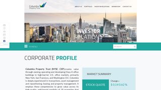 Corporate Profile - Columbia Property Trust