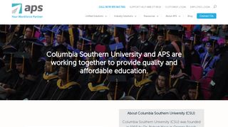 Columbia Southern University Case Study | APS Payroll