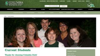 Current Students - Columbia State Community College
