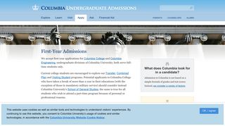 First-Year Admissions | Columbia Undergraduate Admissions
