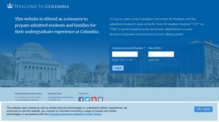 Log In | Welcome Admitted Students - Columbia Undergraduate ...