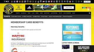 Membership Card Benefits | Columbus Crew SC
