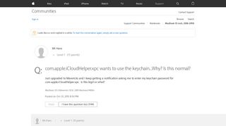 com.apple.iCloudHelper.xpc wants to use t… - Apple Community ...