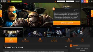 Champions of Titan | Sci-fi MMORPG free to play MOBA like combat