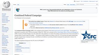Combined Federal Campaign - Wikipedia