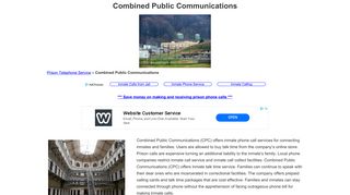 Combined Public Communications - Prison Telephone Service