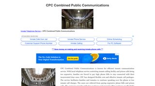 CPC Combined Public Communications - Inmate Telephone Service