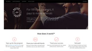 Xfinity® Refer-A-Friend Program by Comcast