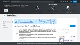 macos - How to replace the Comcast Calendar - Ask Different