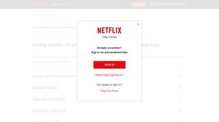 Using Netflix on your Comcast Xfinity X1 set-top box - Netflix Help Center