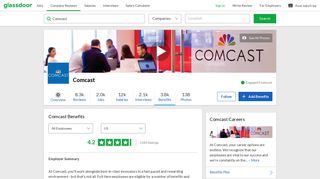 Comcast Employee Benefits and Perks | Glassdoor