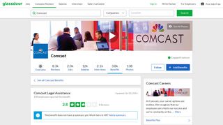 Comcast Employee Benefit: Legal Assistance | Glassdoor