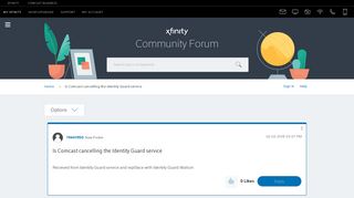 Is Comcast cancelling the Identity Guard service - Xfinity Help ...