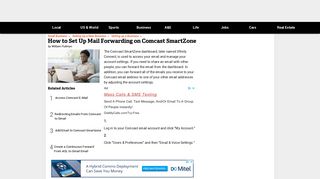 How to Set Up Mail Forwarding on Comcast SmartZone | Chron.com