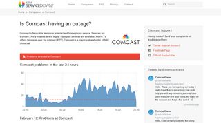 Comcast outage or service down? Current problems and outages - Is ...