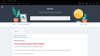 Forgot my modem login - Xfinity Help and Support Forums - 960151