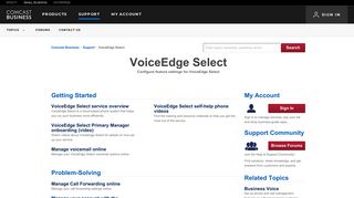 VoiceEdge Select | Comcast Business - Xfinity