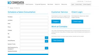 Contact Us | Comdata® Payment Innovation & Solutions