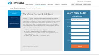 Workforce Payment Solutions - Comdata