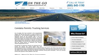 Comdata Permits Trucking Services - On The Go