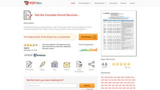 Fillable Online Comdata Permit Services Fax Email Print - PDFfiller