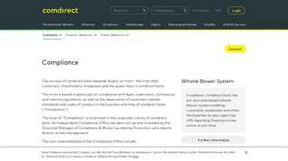 Compliance | comdirect.de