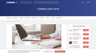 COMEDK UGET 2019 – Exam Date, Eligibility, Application Form ...
