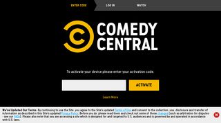 Comedy Central | Device Activation