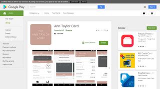 Ann Taylor Card - Apps on Google Play