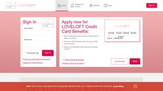 LOFT LOVELOFT Credit Card - Manage your account - Comenity