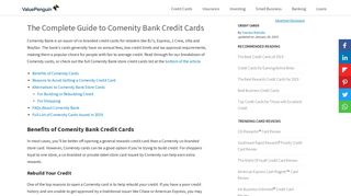 The Complete Guide to Comenity Bank Credit Cards - ValuePenguin
