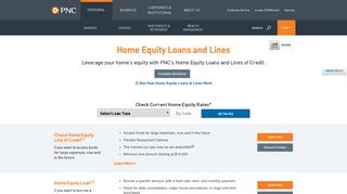 Home Equity Loans & Lines of Credit | PNC