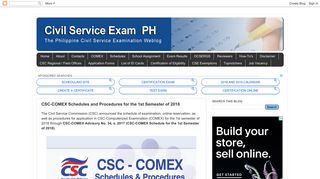 Civil Service Exam PH: CSC-COMEX Schedules and Procedures for ...