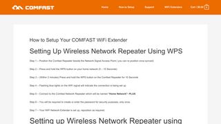 How to Setup Your COMFAST WiFi Extender - COMFAST WiFi