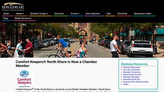 Comfort Keepers® North Shore Is Now a Chamber Member - Skokie ...
