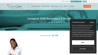 Caregiver Shift Reminders & Portal - ClearCare
