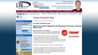 Trane Comfort Site | D&L Parts