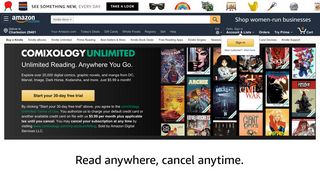 ComiXology Unlimited Sign Up - Amazon.com
