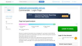 Access webmail.commander.net.au. Commander - Login Page
