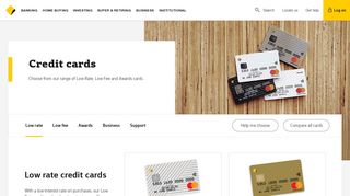Credit cards - CommBank