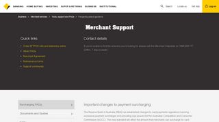 Merchant services - FAQ - CommBank