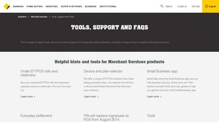 Merchant services - Tools, support and FAQs - CommBank