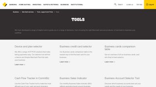 Merchant services - Tools - Commonwealth Bank - CommBank