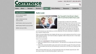 Auto Loan | Commerce Bank
