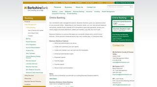 Online Banking | berkshirebank.com